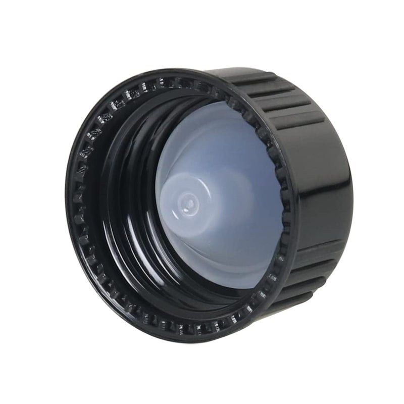 MEETOOT 16pcs Phenolic Resin Cover 20mm Black Poly Seal Screw Caps for Daily Chemicals, Food, Cosmetics Bottles - Image 3